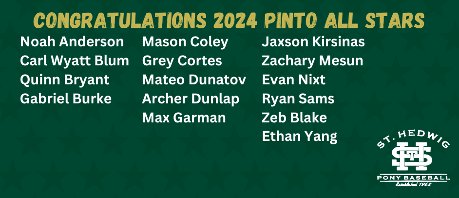 Congrats Pinto All Stars